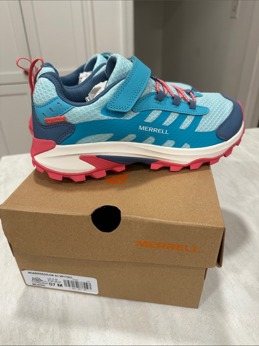 Merrell Kids Moab Speed 2 Low waterproof sneakers